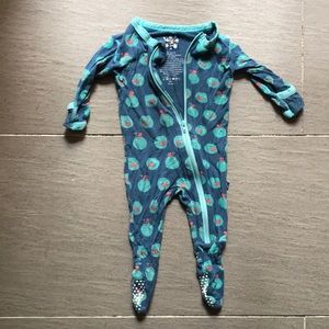 Kickee pants Twilight Fishbowl zipper footie